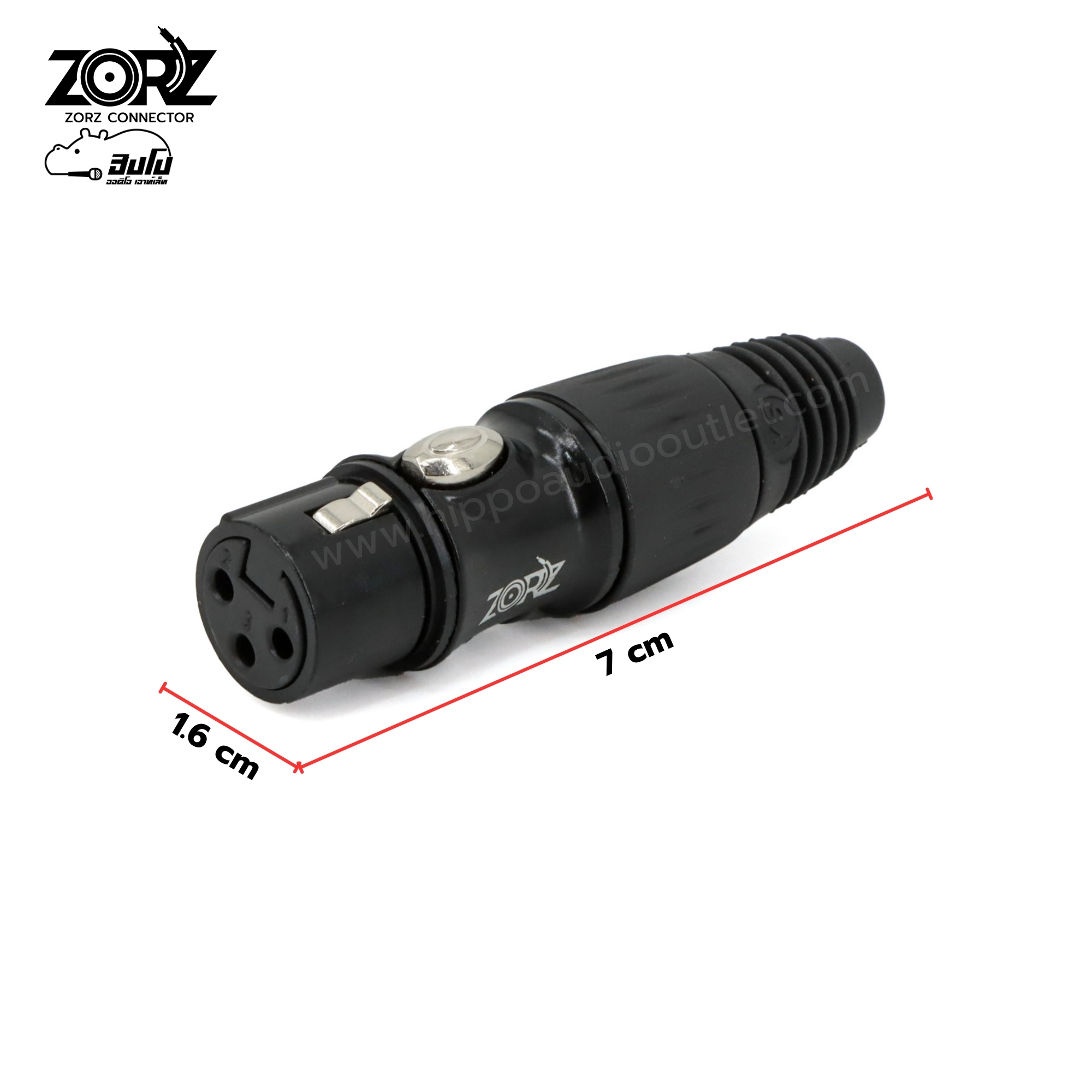 แจ็คแคนนอลเมีย ZORZ XLR ZR 901FB (แพ็คถุง) (SP1)