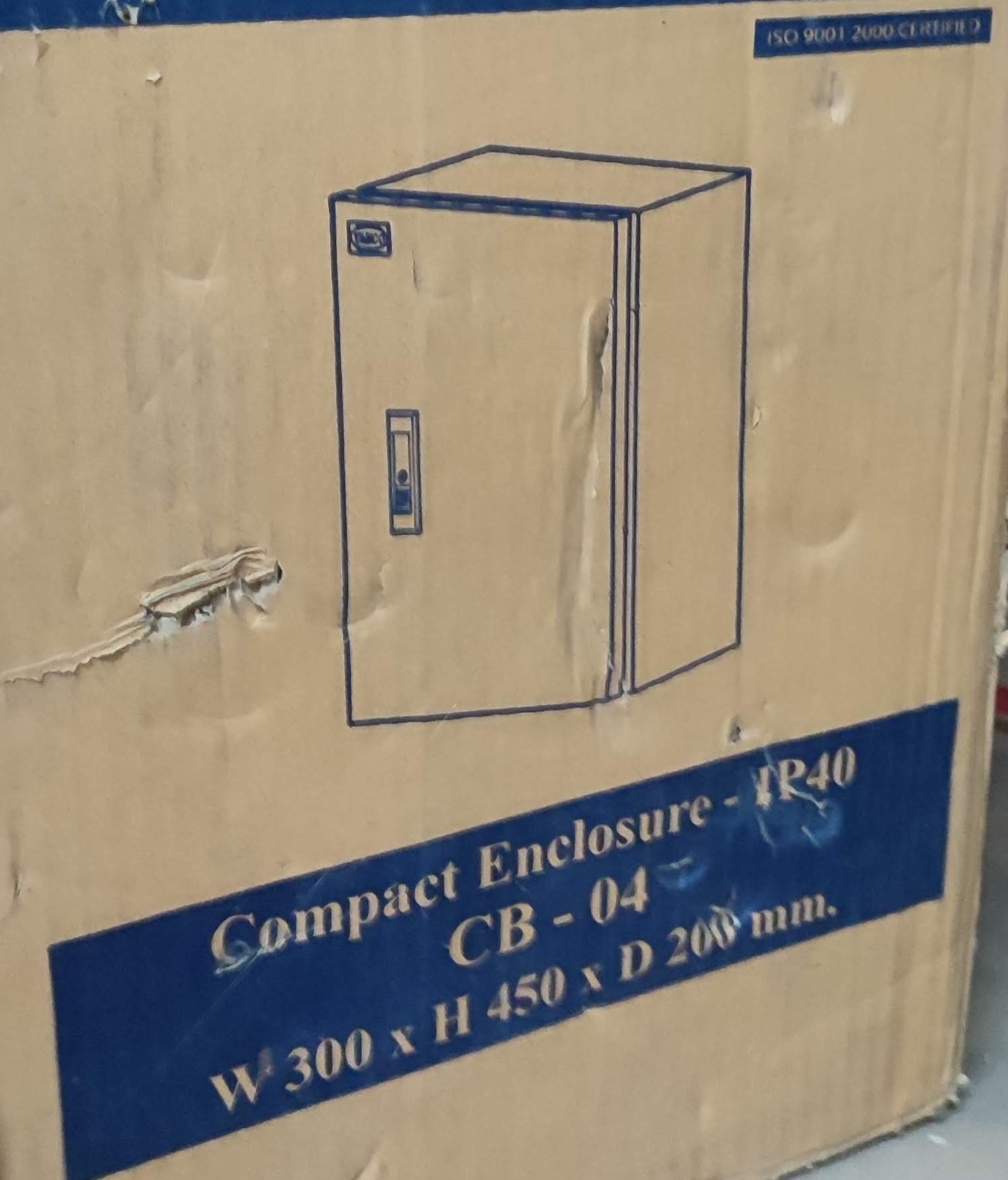 TAMCO - ตู้เหล็ก รุ่น CB - ขนาด 300x450x200 - IP55