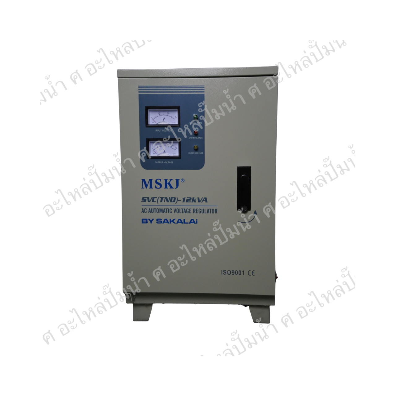 ตู้เพิ่มแรงดันไฟ MSKJ รุ่น SVC(TND)-12 KVA 220 v./Motor3HP แปรงถ่าน