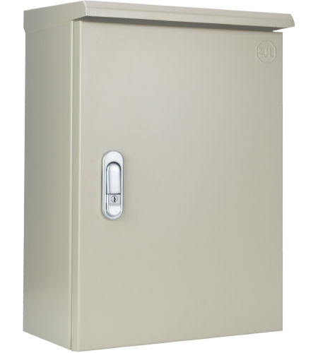 KBJW ตู้ไฟสวิทช์บอร์ดแบบกันฝุ่นกันน้ำ ฝา 1 ชั้น มีหลังคา KBJW 0004 300 x:450 x 200 เบอร์4 (ฝาทึบ)IP55