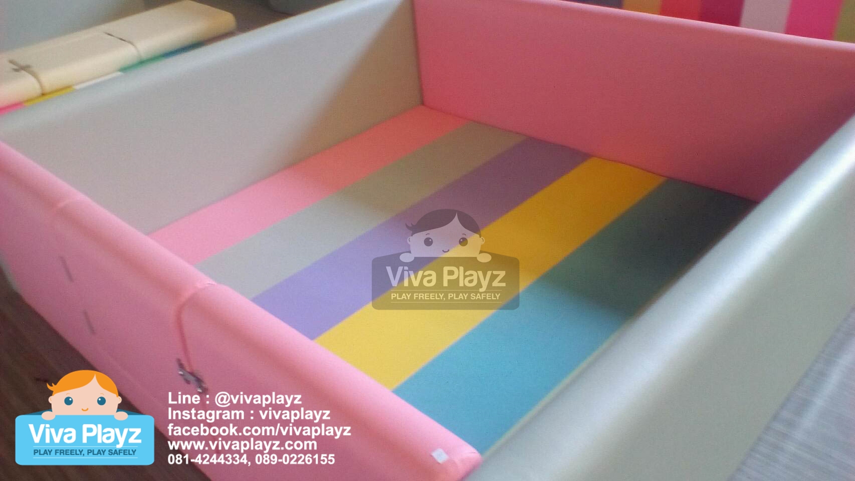 ตัวอย่างสี คอกกั้นเด็ก