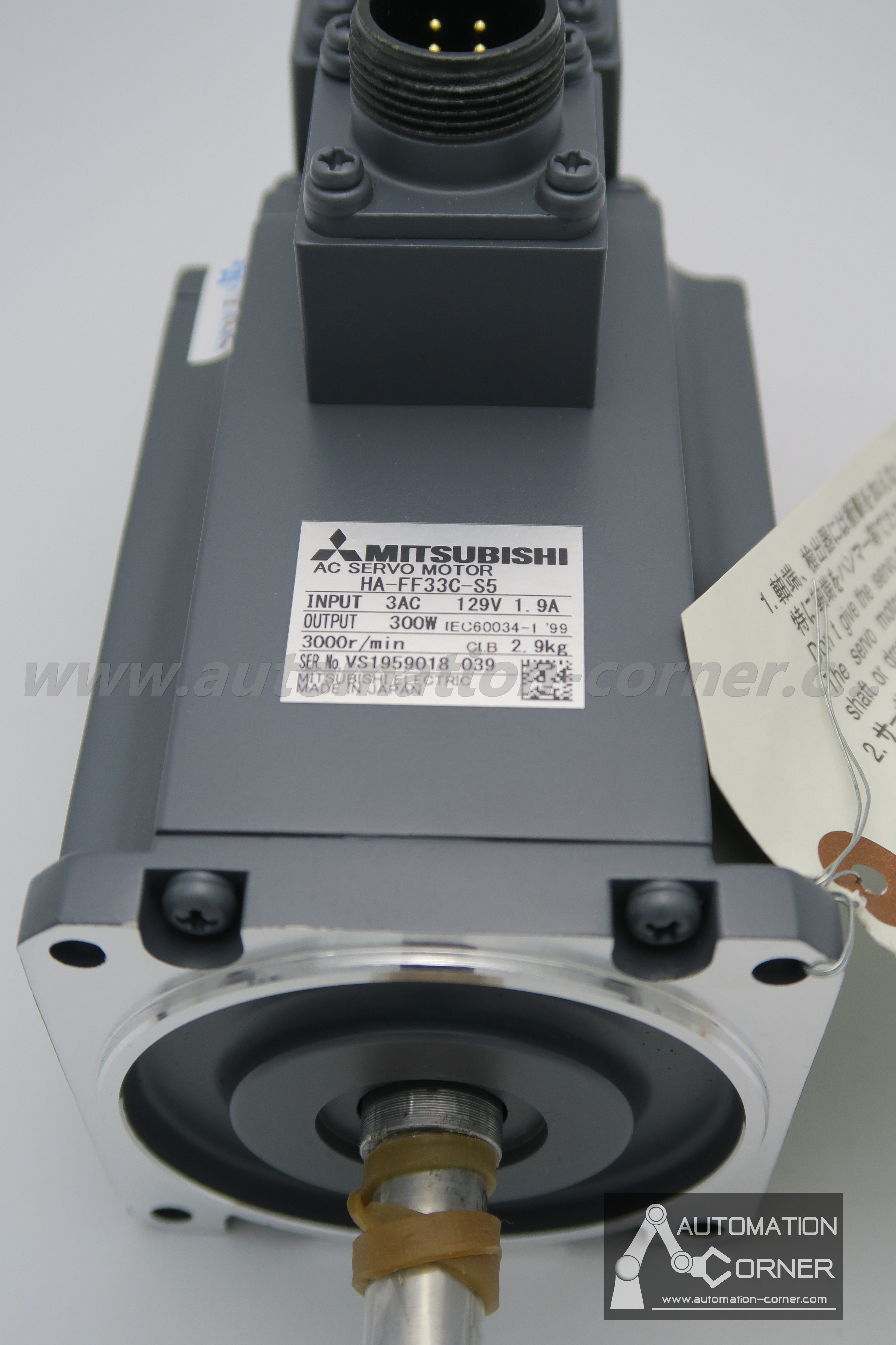 MITSUBISHI SERVO MOTOR HA-FF33C-S5