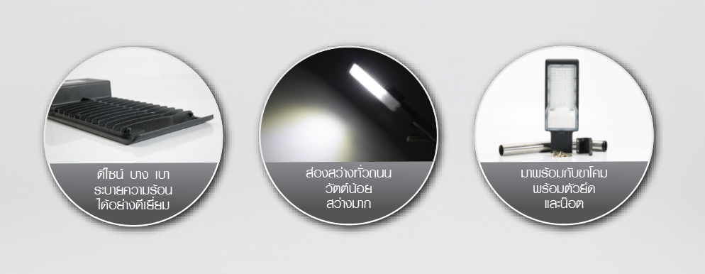 LED Street Light Fly โคมถนนแอลอีดี ติดกำแพง ริมรั้ว