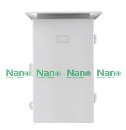 NANO ตู้กันฝน ขนาด 12x12x7นิ้ว ตู้กันน้ำพลาสติก NANO มีที่กันฝน รุ่น NANO- 102W