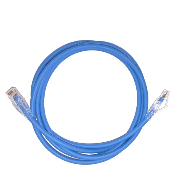 LINK สาย อินเตอร์เน็ต สำเร็จ PATCH CORD CAT6 5เมตร (5M) LSZH, สีน้ำเงิน ยี่ห้อลิ้งค์ รุ่น US-5105LZ-4 พร้อมใช้งาน