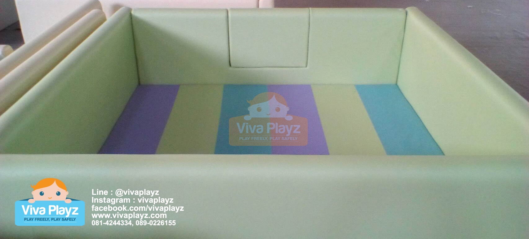 ตัวอย่างสี คอกกั้นเด็ก