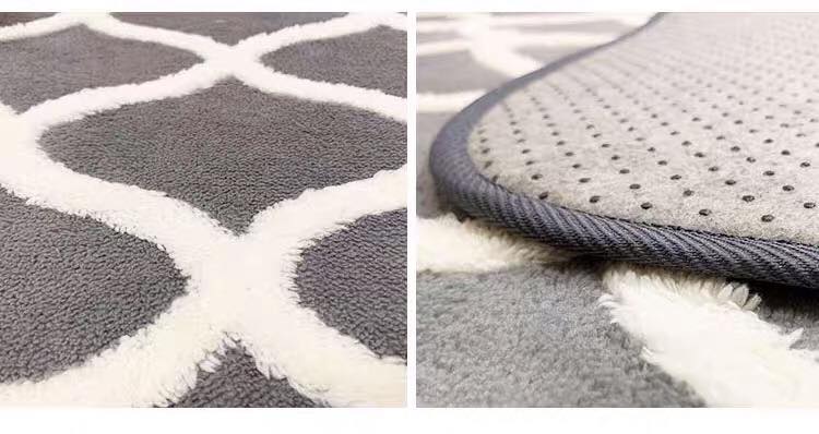 พรมเนื้อนุ่มมีลาย