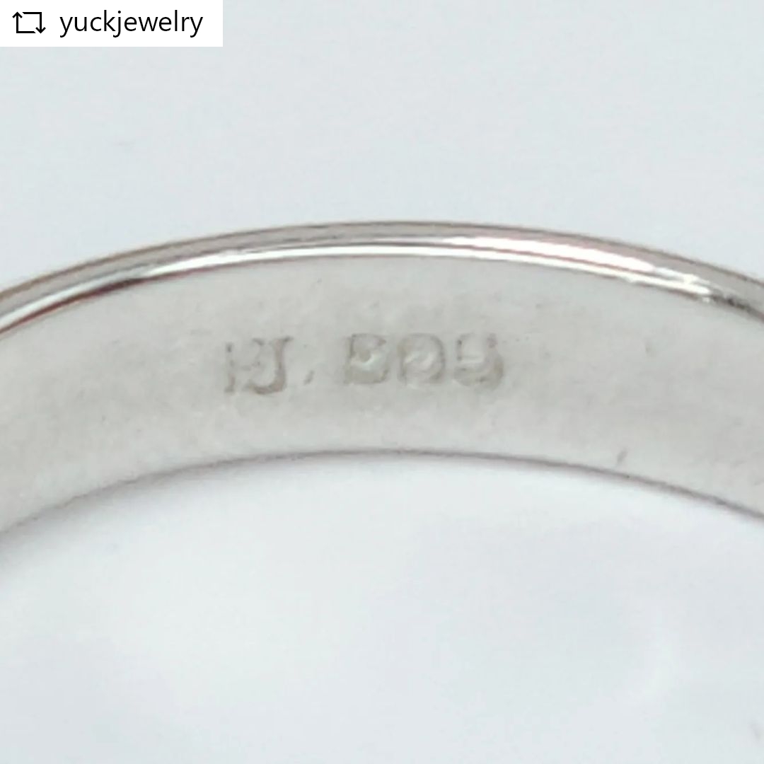 🚫ปิดการขาย(SoIdOut)🚫แหวนทองคำขาว 14K เพชรเกสร 3 ตัง 5 เม็ด รวม 18 ตัง น้ำ 95-96 ความสะอาด vs ไซส์ 45 น้ำหนัก 2.8 กรัม