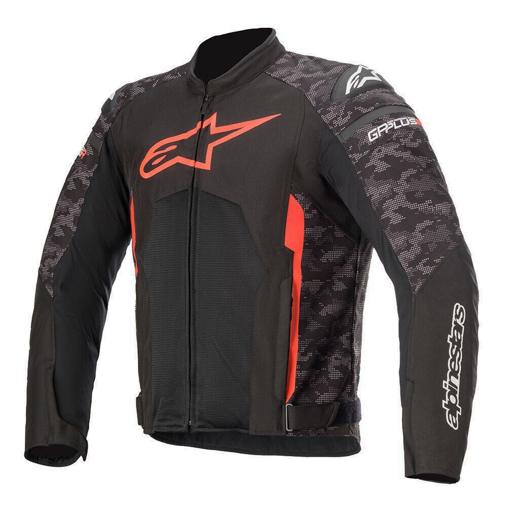 Alpinestars T-GP PLUS R V3 AIR JACKET *ASIA (BLACK CAMO RED FLUO)