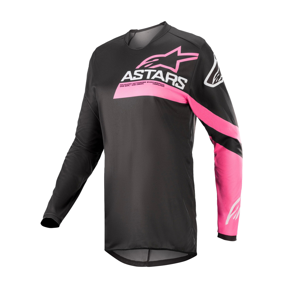 Alpinestars STELLA FLUID CHASER JERSEY (BLACK PINK FLUO)