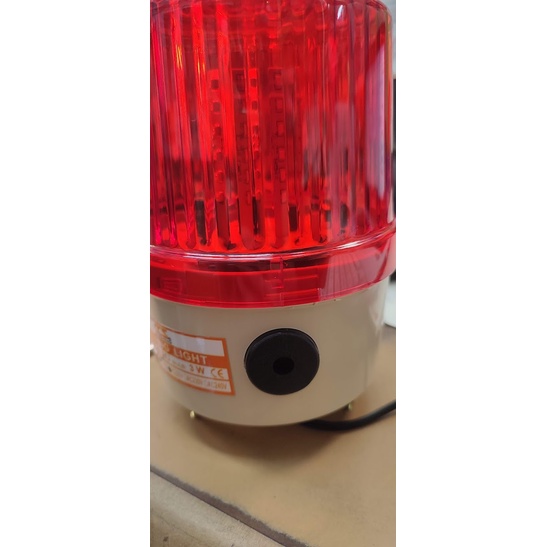 ไฟหมุน มีเสียง ไฟหมุน 6นิ้ว ไซเรน มีเสียงในตัว เตือนภัย เสียงดังชัดเจน 220V warning light wit Siren