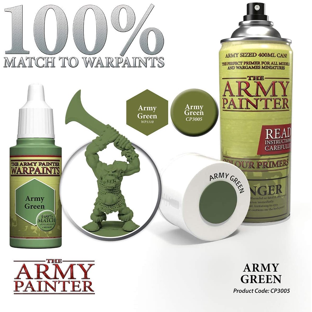 [Paint] Army Painter Spray Primers: Army Green