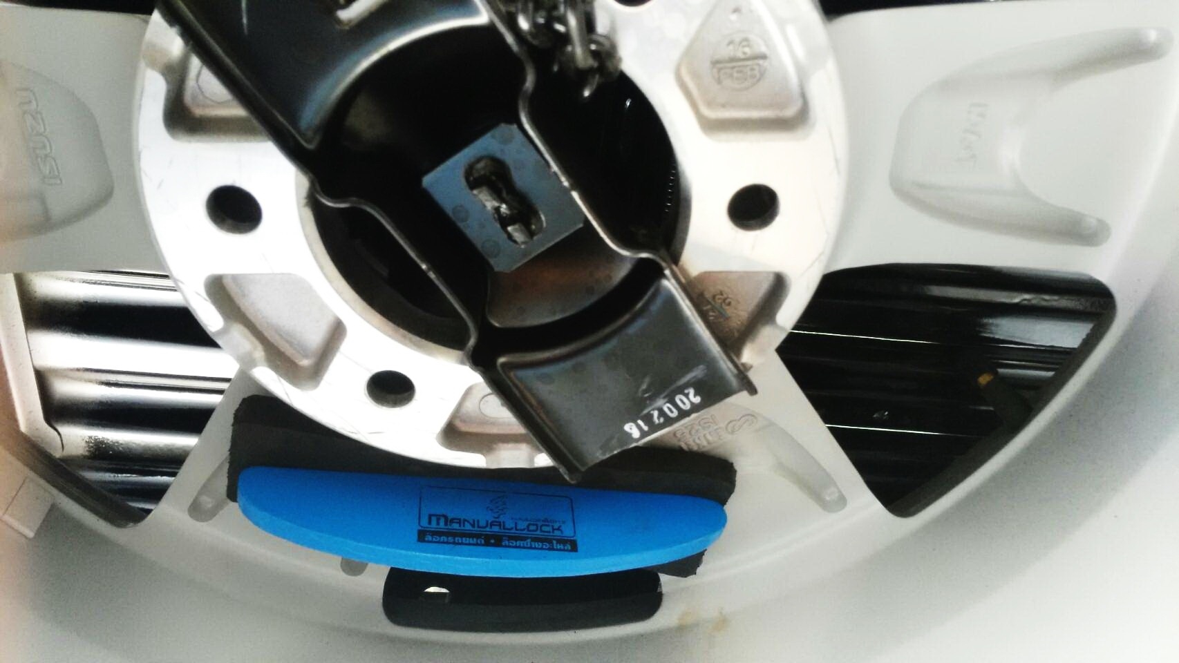 Manuallock ล็อคยางอะไหล่ แมนนวลล็อค 1050บาท ล็อคยางอะไหล่รถกระบะ และรถ MPV