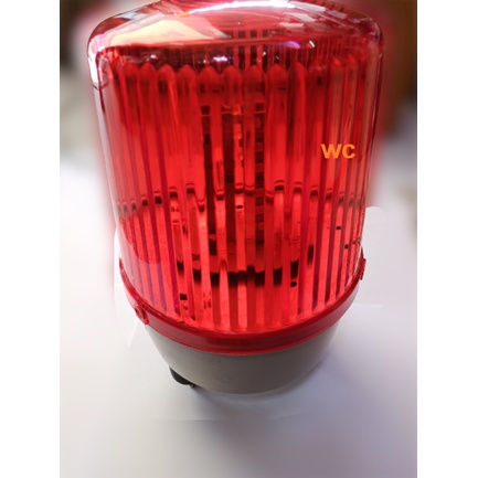 ไฟหมุน มีเสียง ไฟหมุน 6นิ้ว ไซเรน มีเสียงในตัว เตือนภัย เสียงดังชัดเจน 220V warning light wit Siren