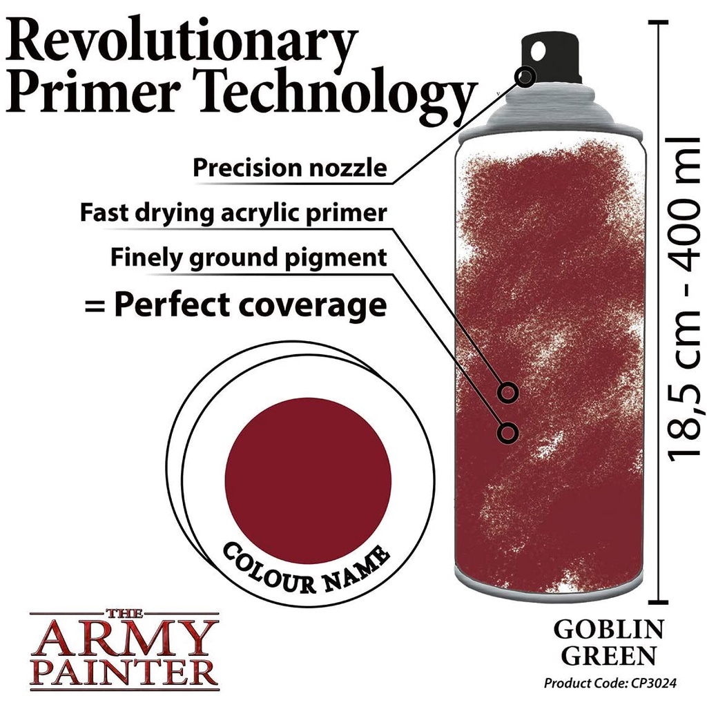 [Paint] Army Painter Spray Primers: Goblin Green