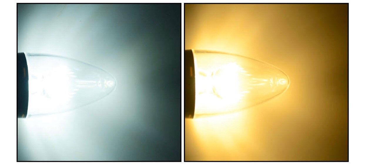 LED Flower Candle E14 หลอดแอลอีดี รุ่น Flower ทรงเปลวเทียน