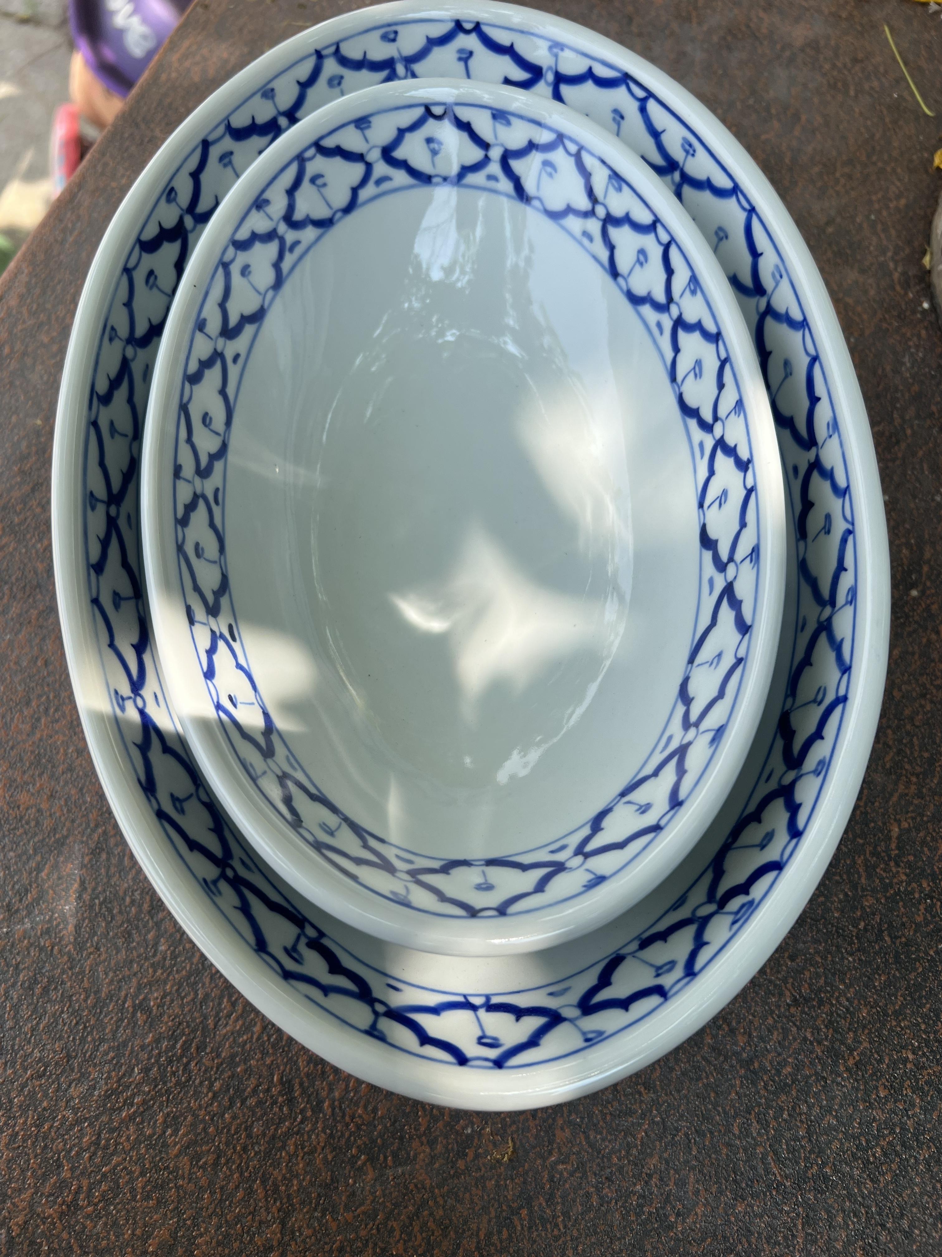 ชามเปลวงรี8.5"