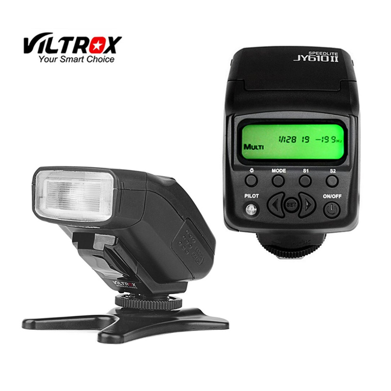 Viltrox JY-610 II Mini LCD Speedlite Camera Flash Light for Universal Hot Shoe