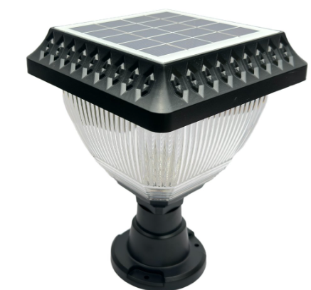 SHINING โคมไฟติดหัวเสาโซล่าเซลล์ขนาด 3 วัตต์ มาพร้อมแสง GRB ตั้งเวลาควบคุม เปิด-ปิดได้ตามที่ต้องการ