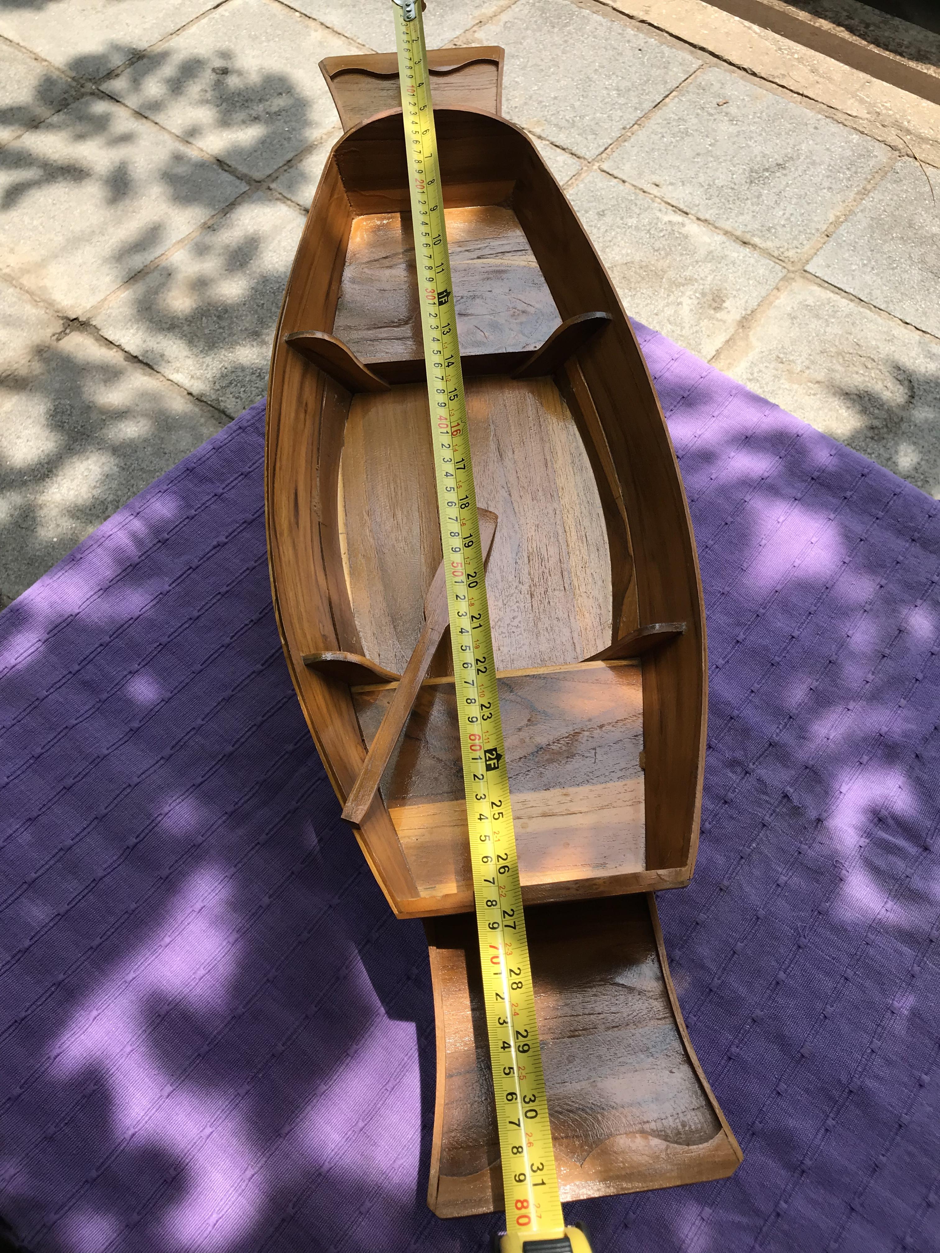 เรือไม้สัก80cm.