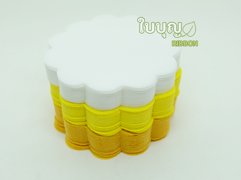 กระดาษสาห่อเหรียญ 300 แผ่น พร้อมหนังยาง
