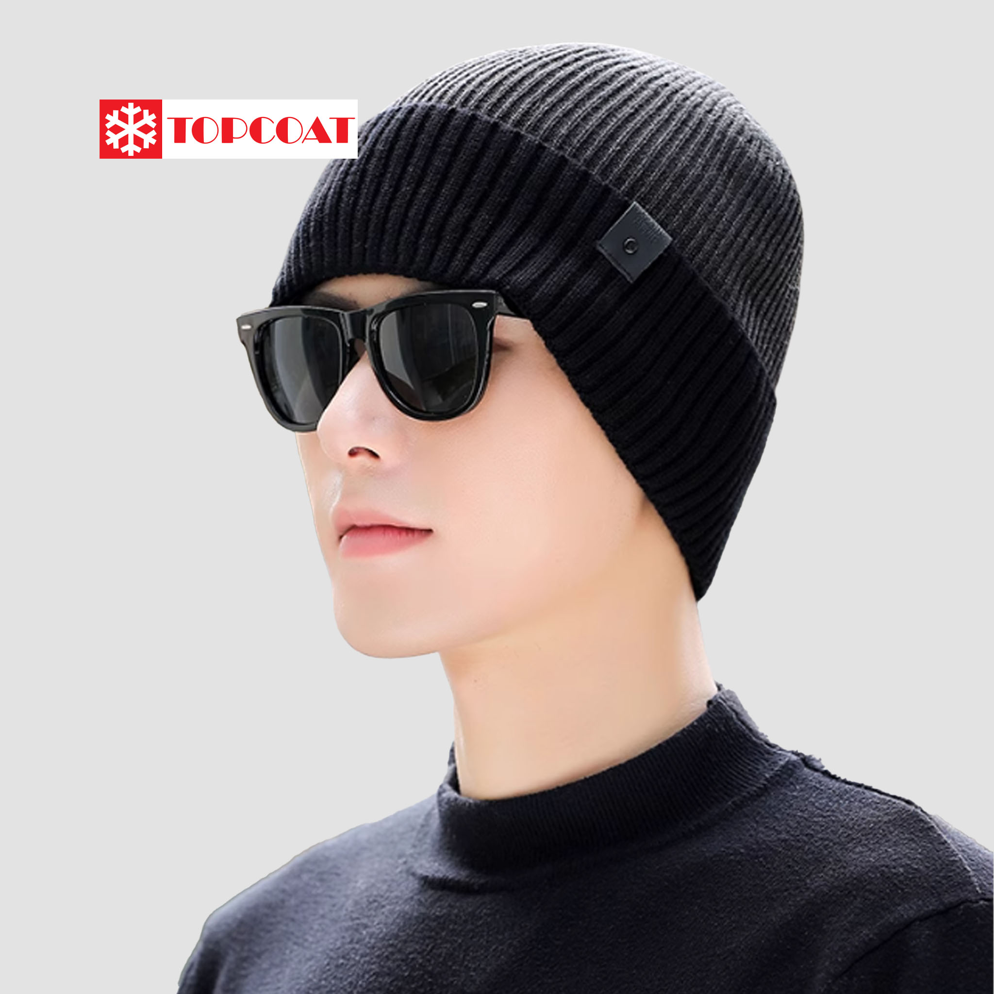 หมวกถักกันหนาว Unisex บุขนด้านในกันลมได้ดี อุณหภูมิได้ถึง -20 องศา