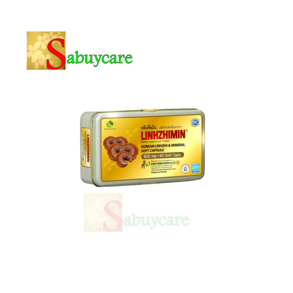 Linhzhimin หลินจือมิน เห็ดหลินจือแดง 60 แคปซูล