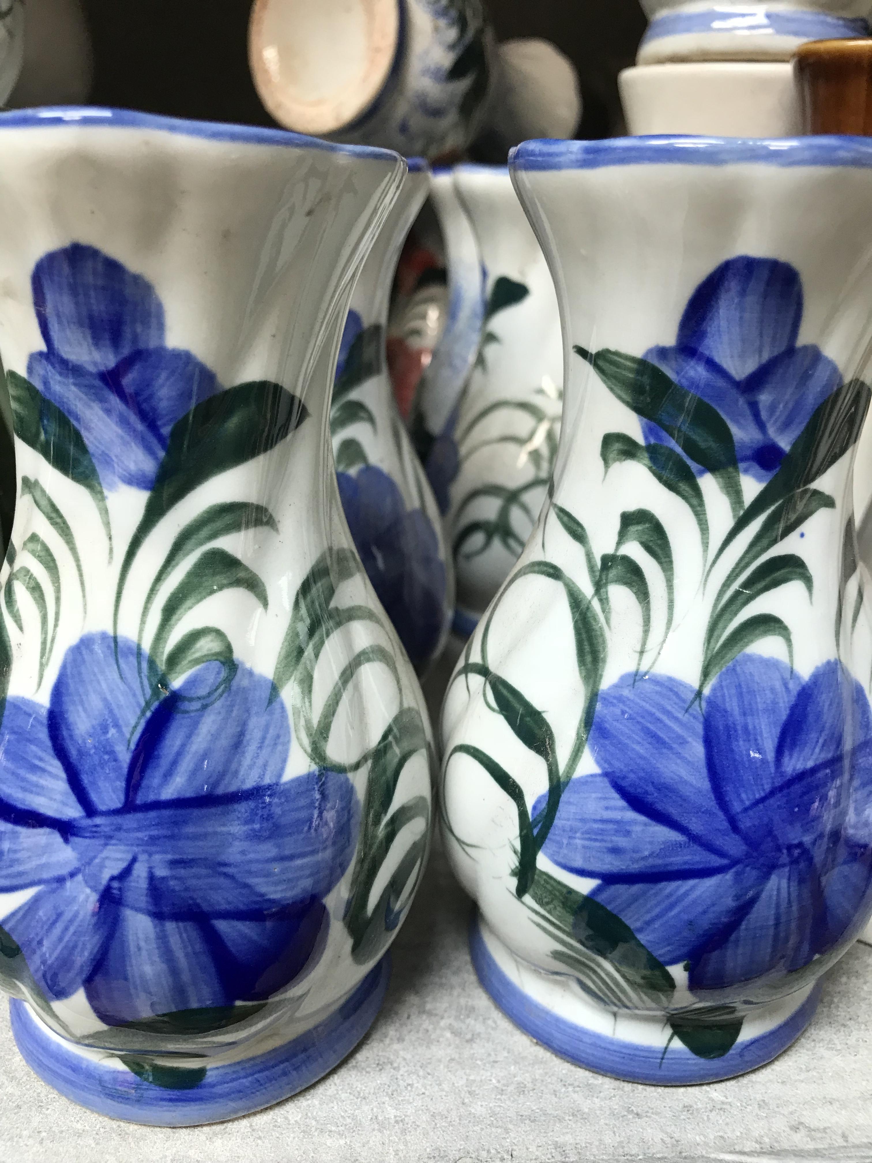 แจกันใส่หิ้งพระเคลือบ7"