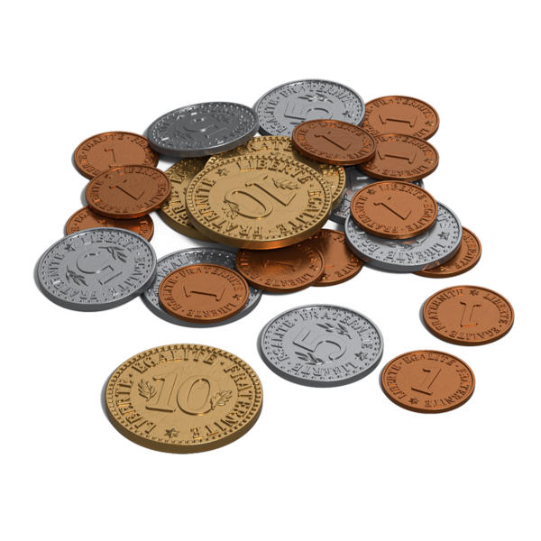 Paris Deluxe Metal Coins