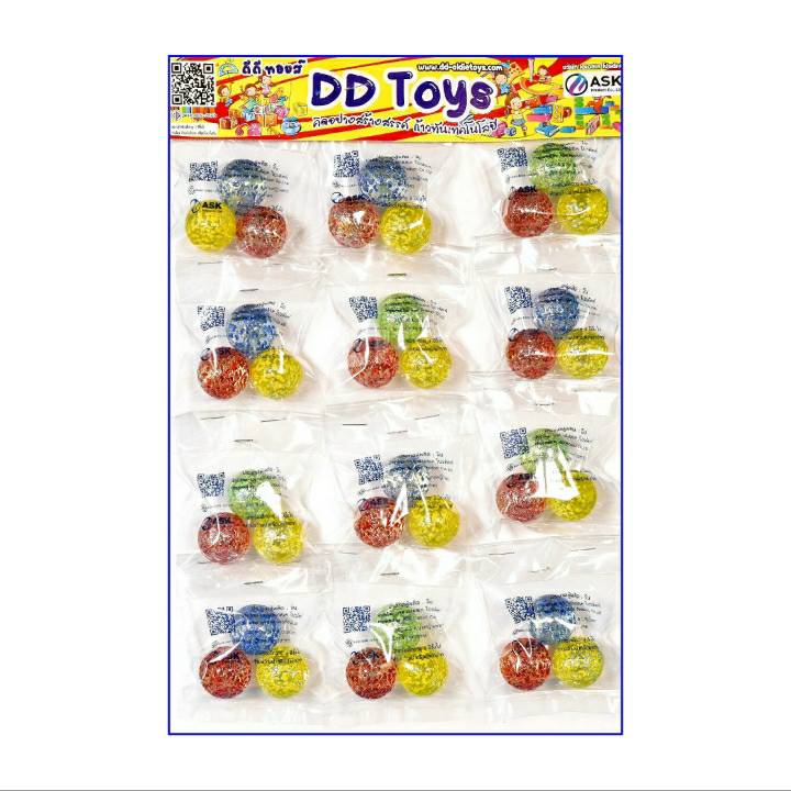 ลูกแก้ว มุกมังกรใส 25 มิล แบบแผง