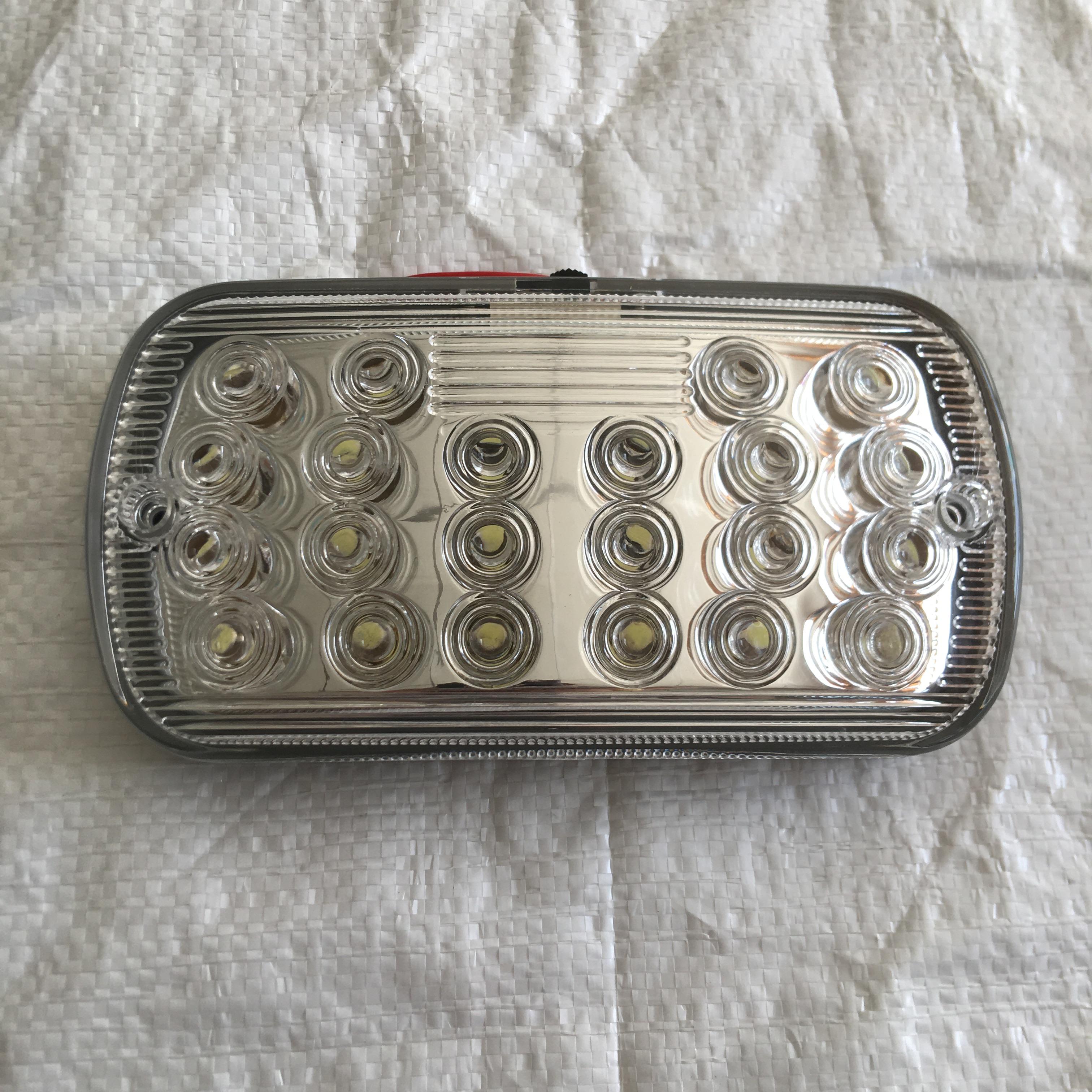 ไฟเพดานในเก๋งซีรี่ย์ 1 LED ขาว ฐานเทา