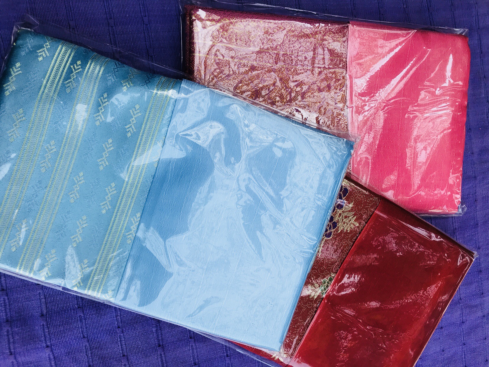 ผ้าฝ้ายผสมยกดอก