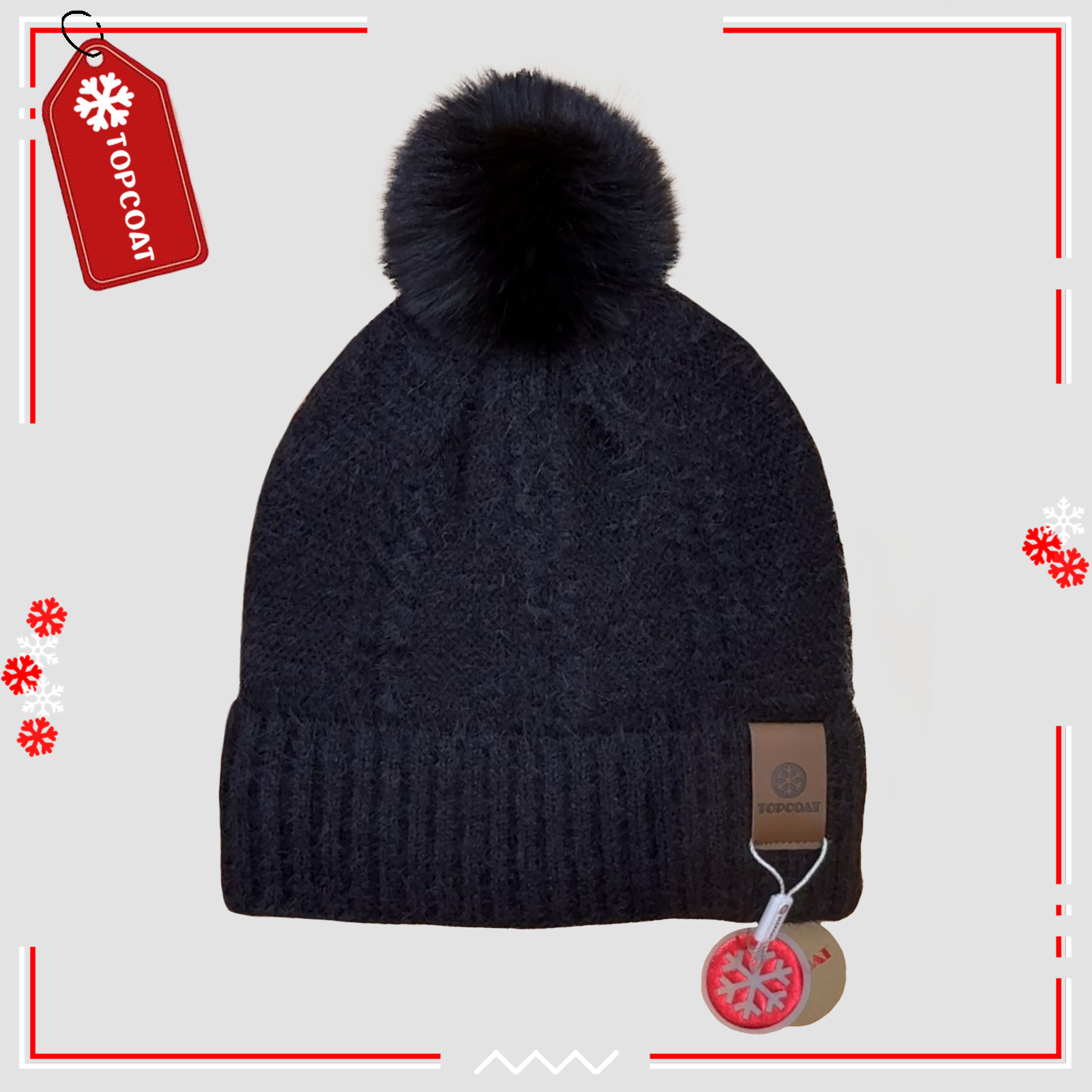 หมวกกันหนาวบุขนมีจุก นิ่มใส่สบาย รักษาอุณหภูมิได้ดี