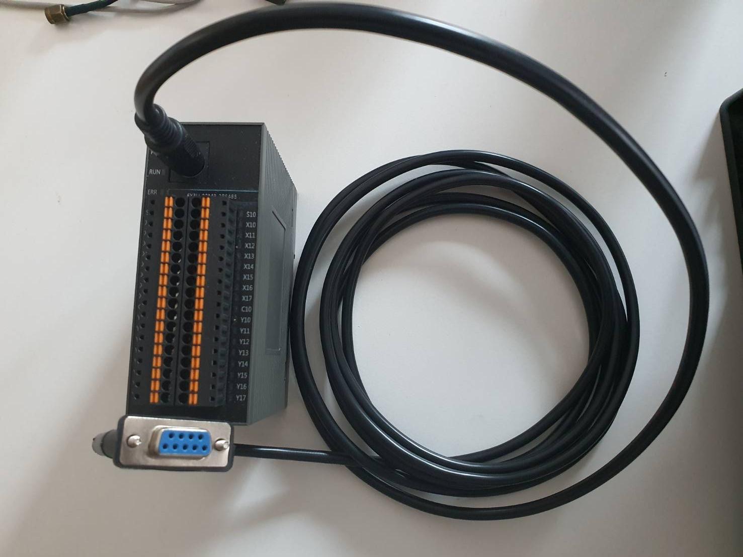 สายโหลดโปรแกรม PLC New FX3U และสายเชื่อมต่อ HMI Samkoon หรือ Got ผ่าน port RS232