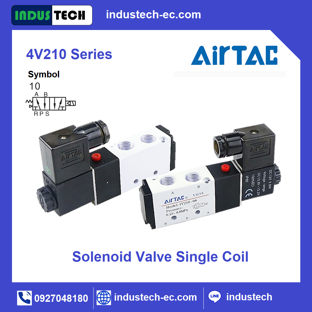 AIRTAC Solenoid Valve 5/2 รุ่น 4V210