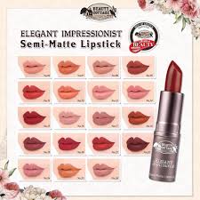BEAUTY COTTAGE ELEGANT IMPRESSIONIST SEMI-MATTE LIPSTICK บิวตี้คอทเทจ เอลิแกนซ์อิมเพรสชั่นนิสต์ เซมิ-แมตต์ลิปสติก (3.5g)