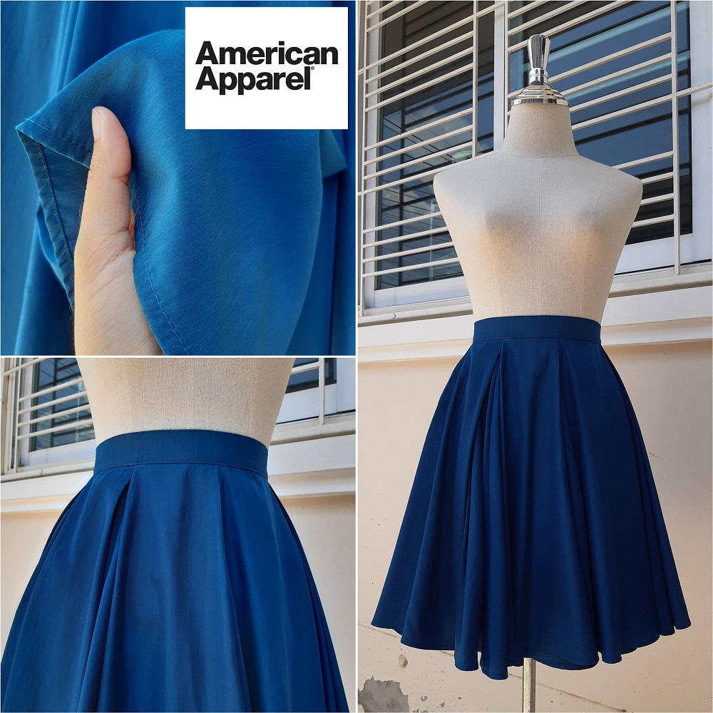กระโปรงสั้นสีเขียว แบรนด์ American Apparel