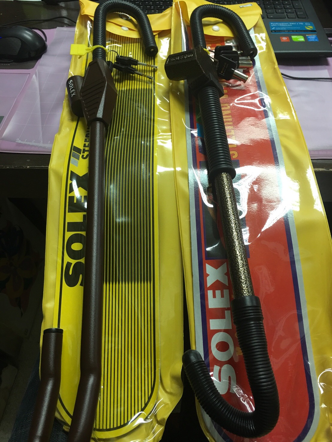 ล็อคพวงมาลัย Solex 1600 ราคา 800บาท ล็อคพวงมาลัยรถยนต์ ใช้ดี ราคาถูก ใช้ได้กับรถทุกรุ่น