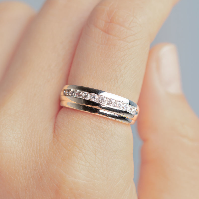 DIAMOND 18K WHITE GOLD RING แหวน เพชร ทอง 18K Pre-order