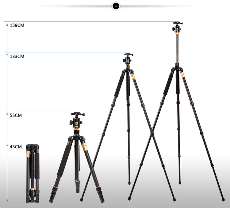 QZSD Tripod Monopod รุ่น Q-999 Q999 Pro Diamond Edition ขาตั้งกล้อง ทำเป็นขาเดี่ยวได้