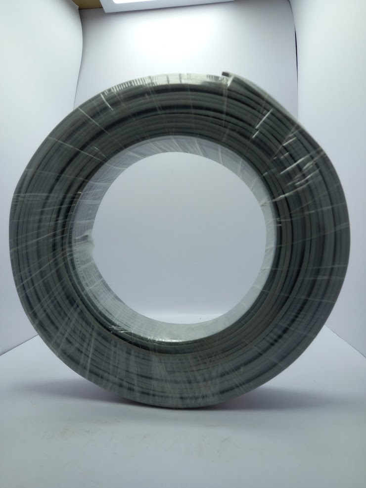 สายไฟอ่อน VFF ขนาด 2x2.5 (ทองแดงแท้ ยาว 90เมตร) สายอ่อนเบอร์2.5 สายอ่อนแกนคู่ ยี่ห้อ เพาเวอร์บางกอก