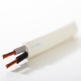 สายไฟทองแดง สายไฟแกนคู่VAF 2x1.5 ยี่ห้อ YASAKI ไทยยาซากิ CABLE เบอร์ 1.5 (ความยาว 100เมตร) 1ม้วน