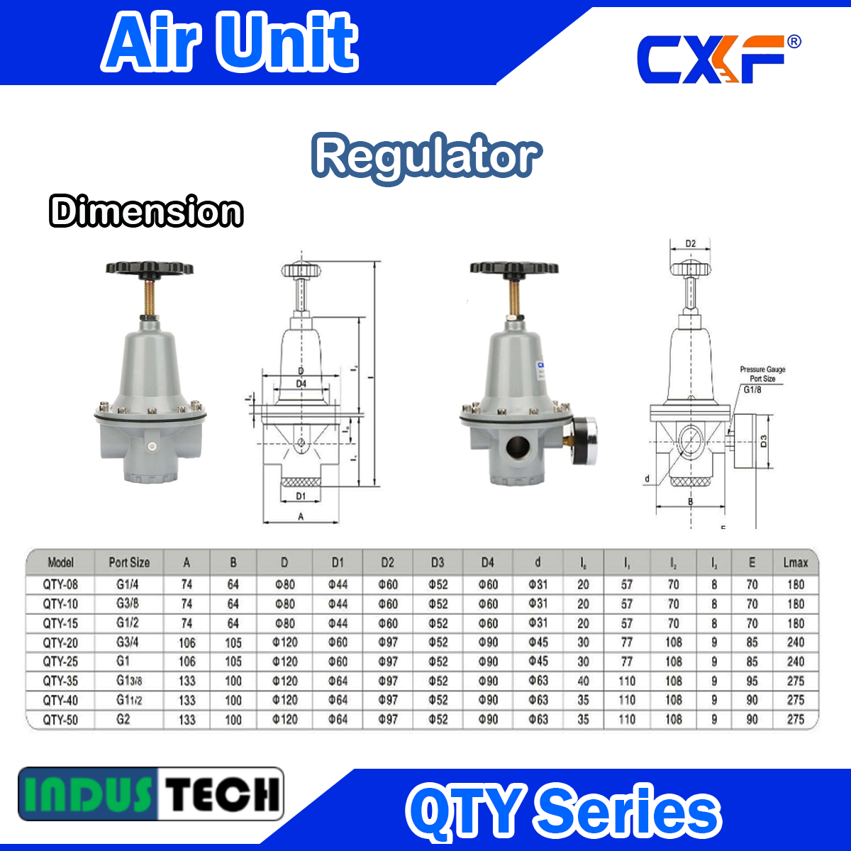 CXF Air Unit Regulator รุ่น QTY