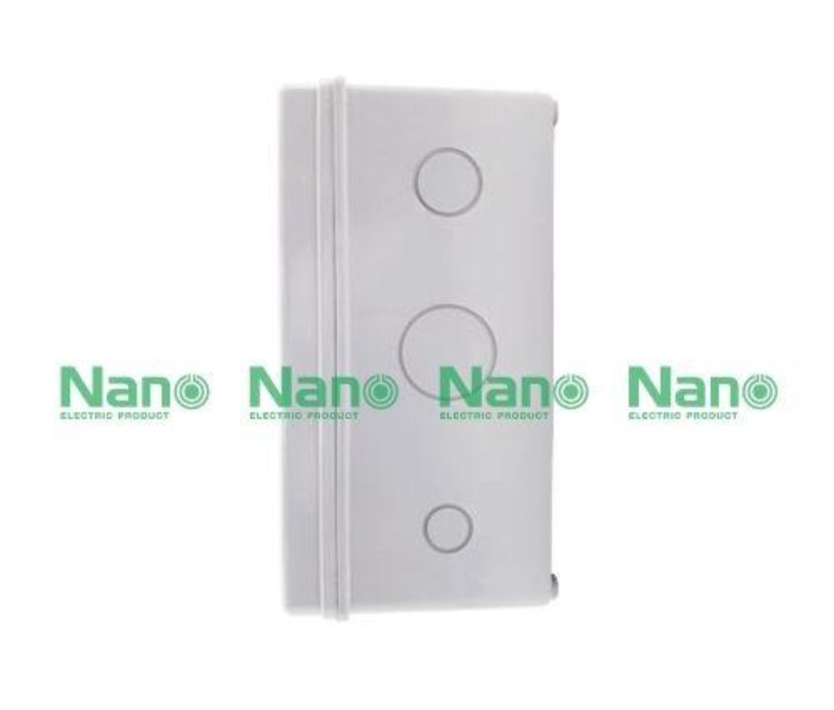 NANO กล่องกันน้ำพลาสติก บ๊อกกันน้ำ PVC ขนาด 8x8x4 นิ้ว รุ่น NANO-206W สีขาว