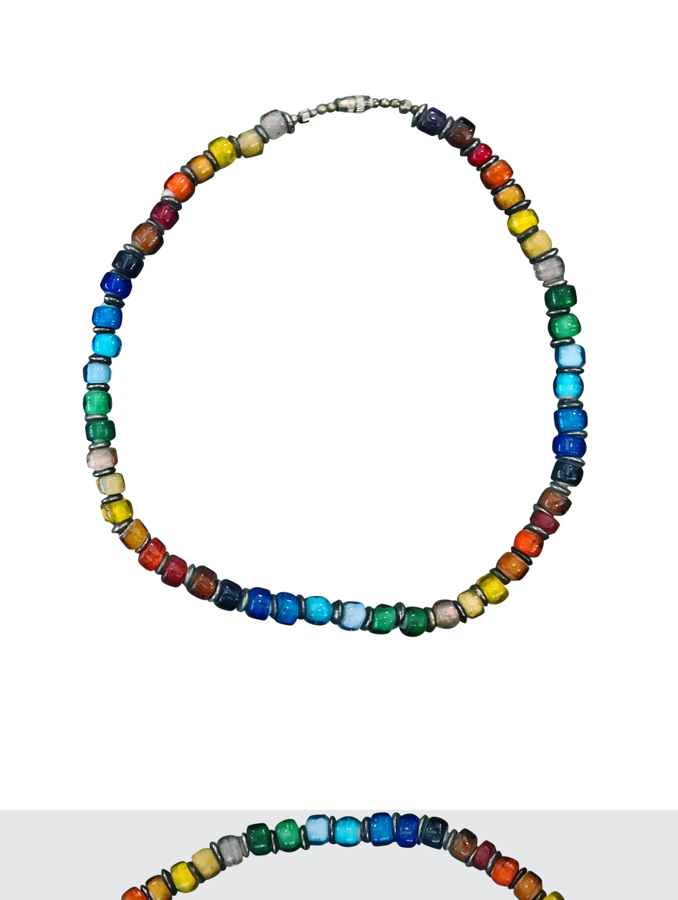 G 200146 สร้อยคอ ร้อยลูกปัดเคลือบสี ราคาเช่า 30 บาท ต่อ 1 วัน