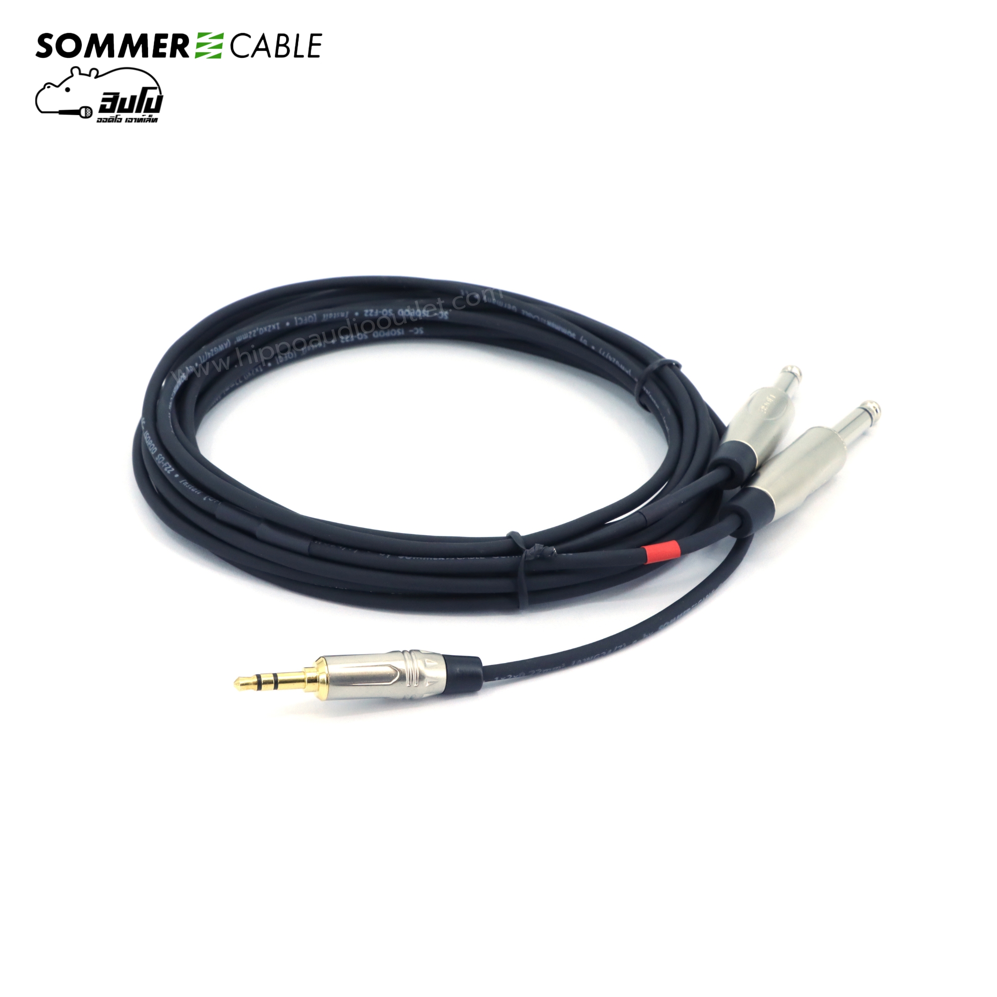 สาย SOMMER 3.5TRS 6.35 TSx2 SC B5 03 BLK(สีดำ) (SP1)