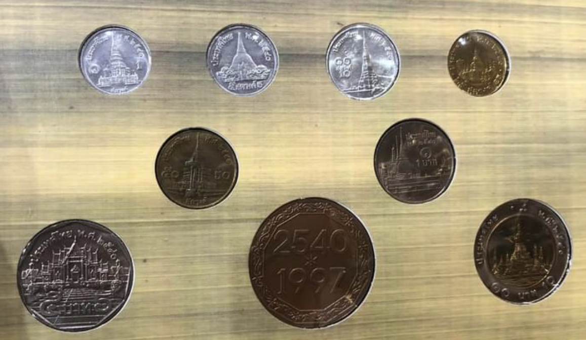 แผงเหรียญกษาปณ์หมุนเวียนประจำปี พ.ศ. 2540