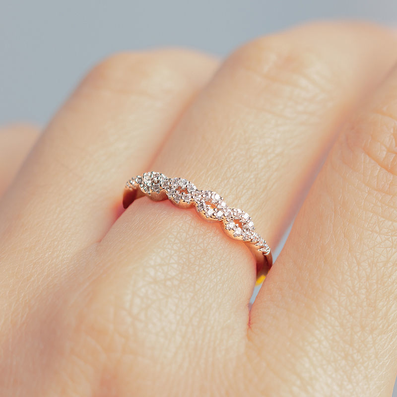 DIAMOND 18K YELLOW GOLD RING แหวน เพชร ทอง 18K Pre-order