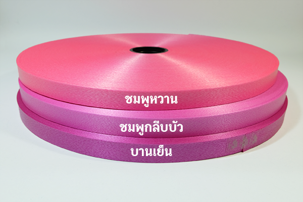 ริบบิ้นตราลูกโป่ง เบอร์ 2 เนื้อทราย ม้วนใหญ่