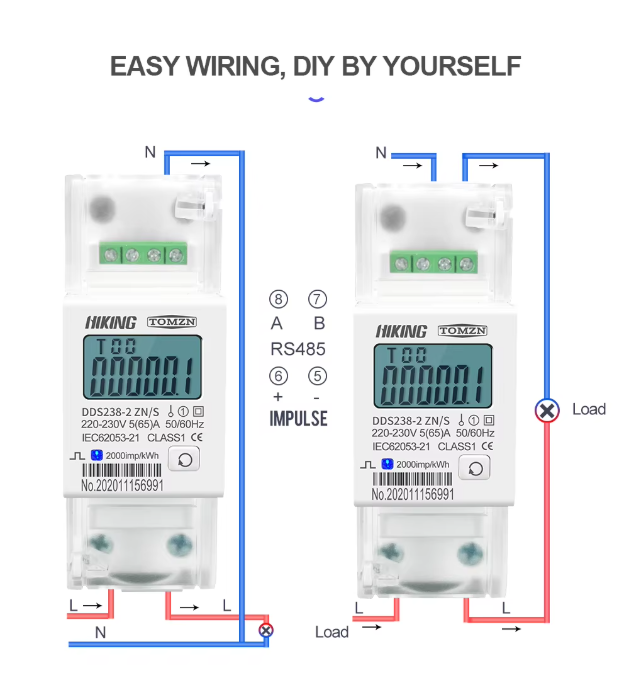 POWER METER HIKING DDS238-2 ZN/S 220-230V